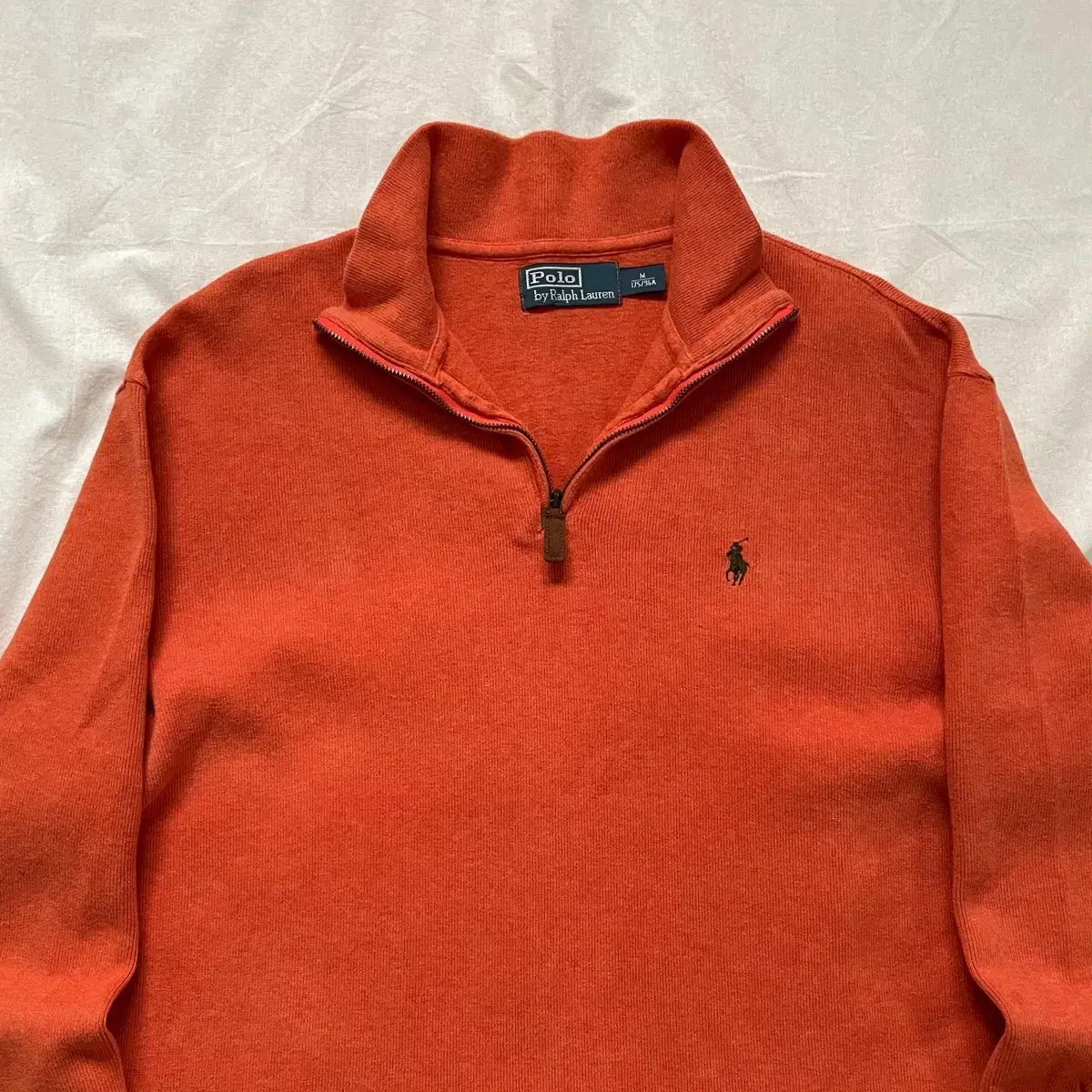 Polo Half Zip-up Knit