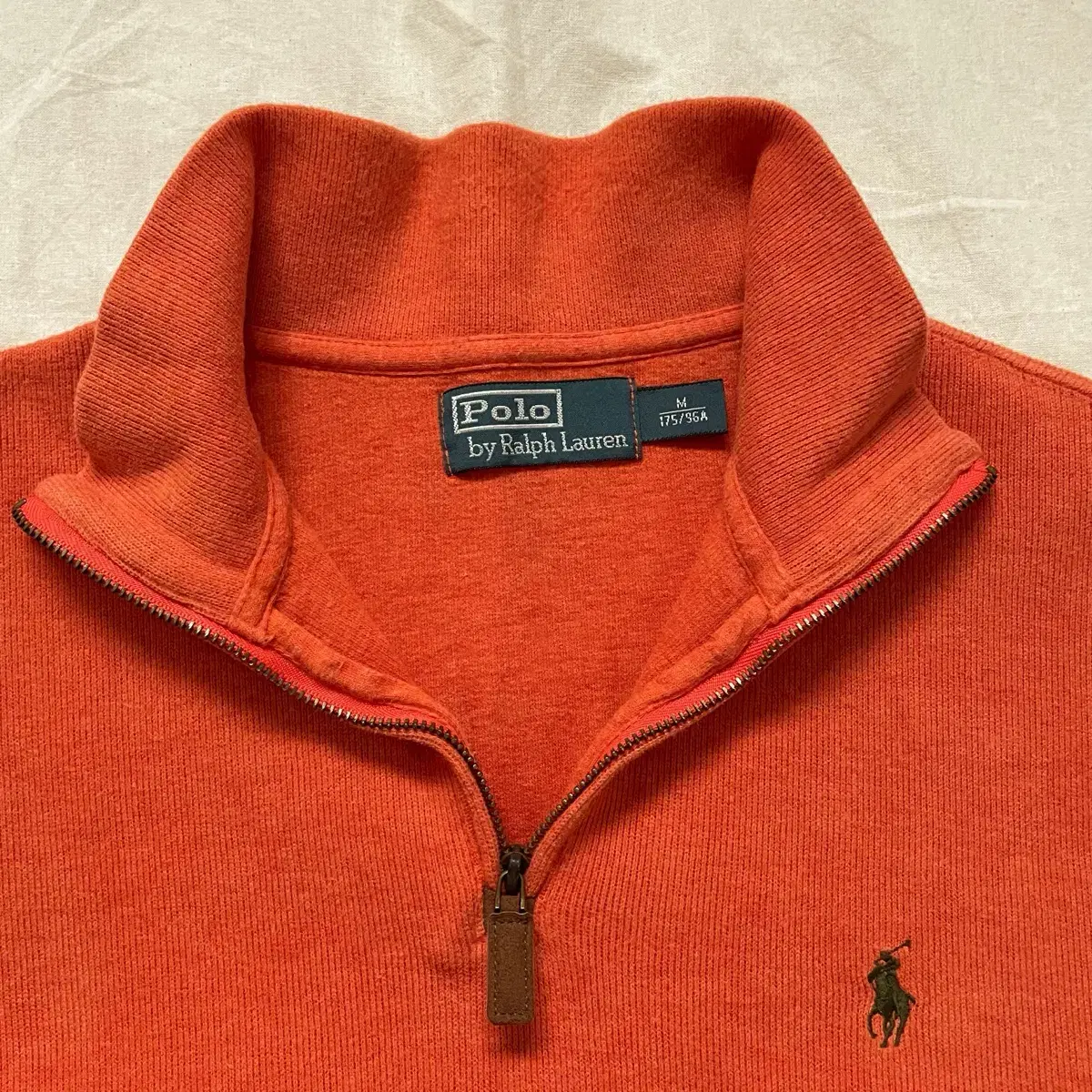 Polo Half Zip-up Knit