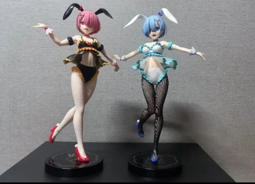 리제로 레&람 바니 피규어 세트 (rem&ram figure set)