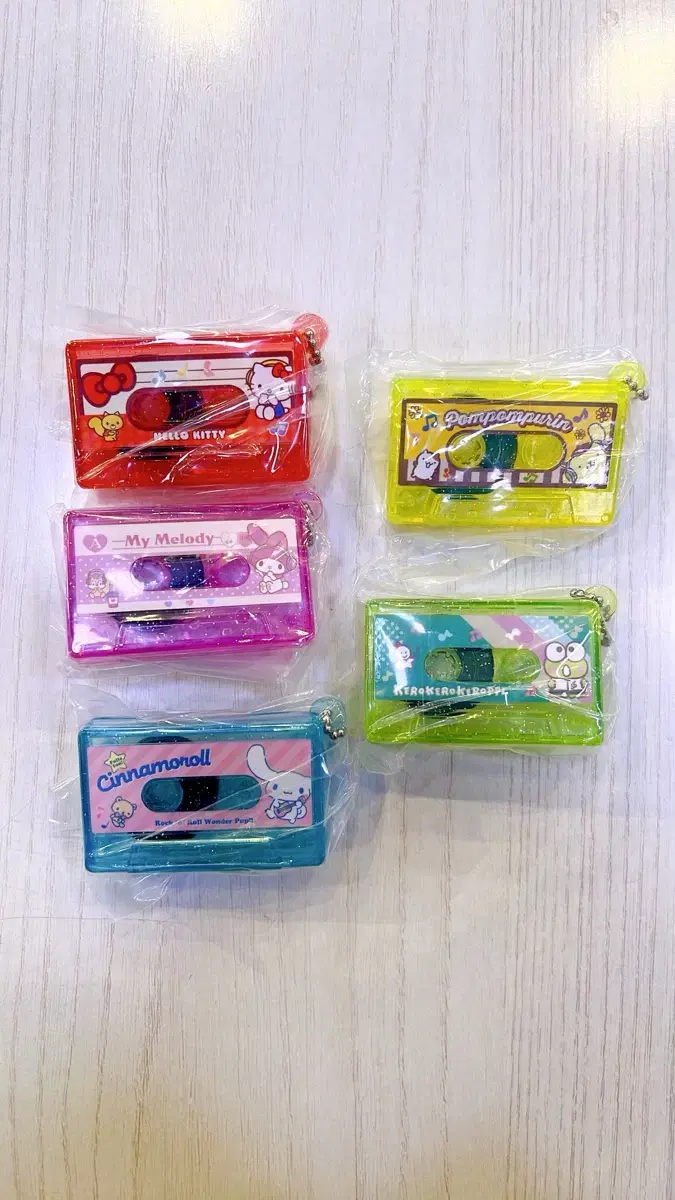 Sanrio Retro Cassette Tape Gacha keyring Sell