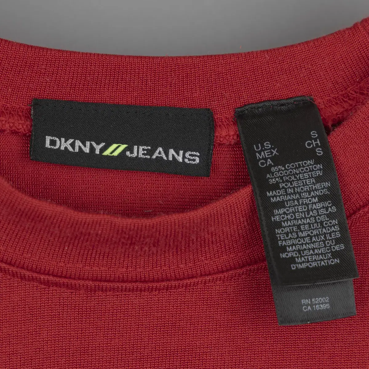 DKNY 럭비 반팔티 S