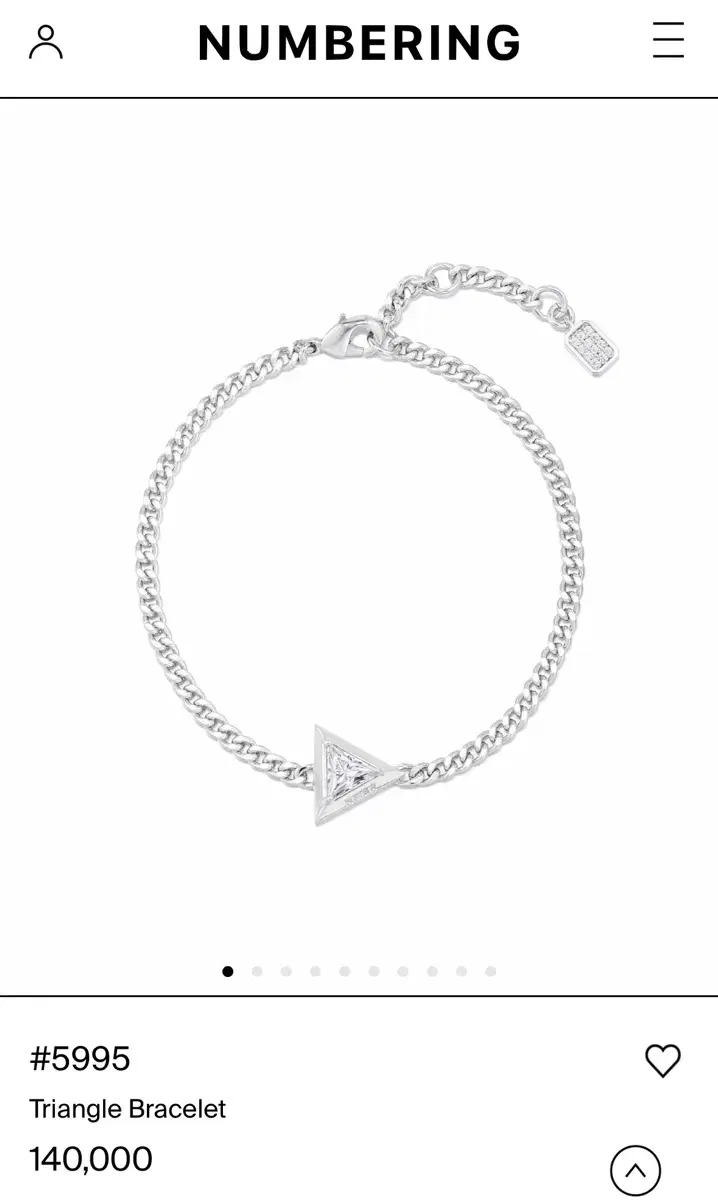 넘버링 #5995 Triangle Bracelet