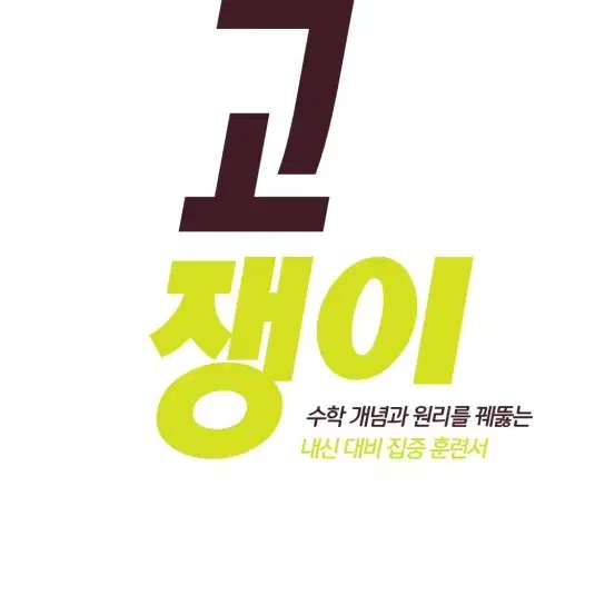 고쟁이 수1 pdf 문제집