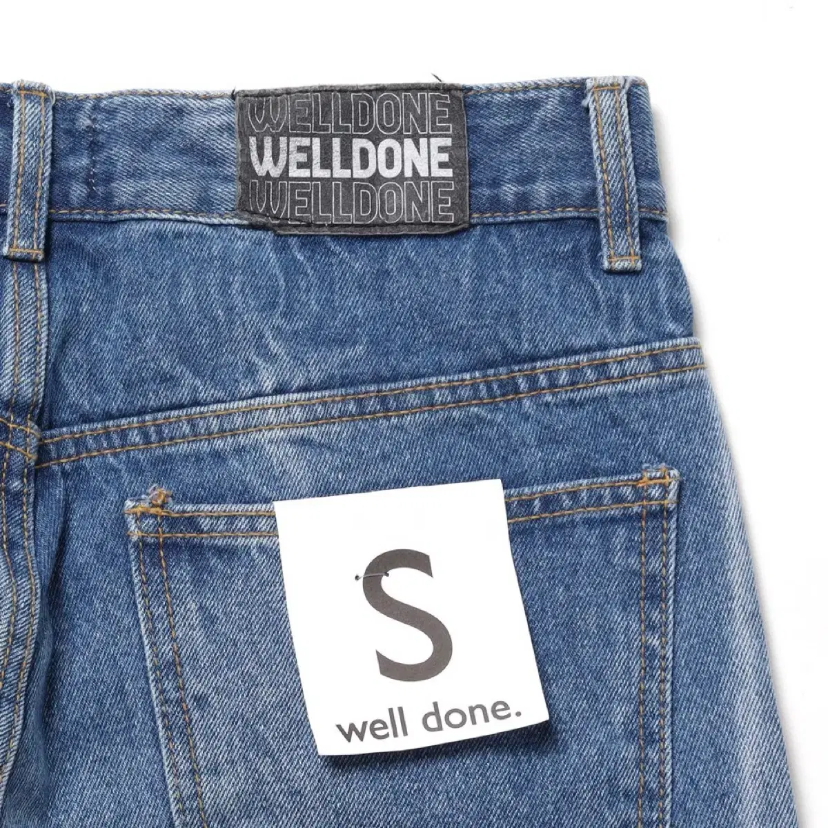 웰던 Washed Denim Pants