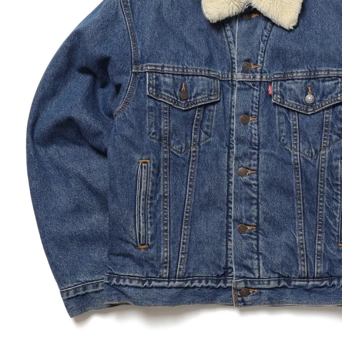 리바이스 Sherpa Denim Trucker Jacket