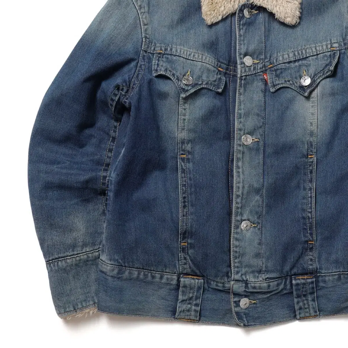 리바이스 Sherpa Denim Trucker Jacket