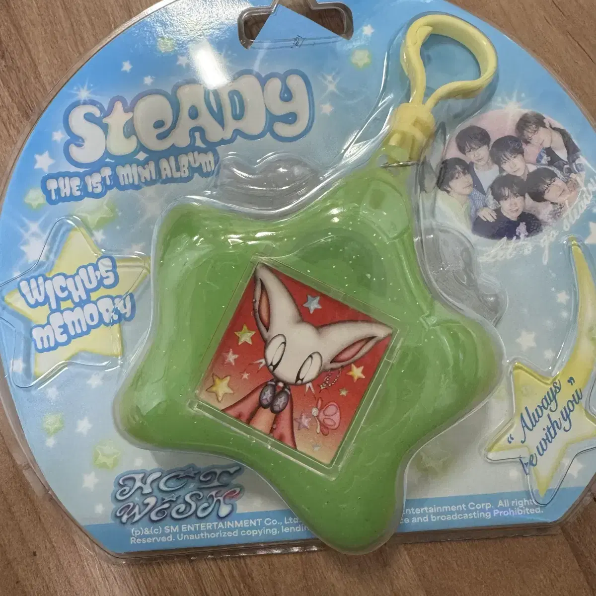 엔시티위시 스테디 미개봉 앨범 리쿠 키링 버전 steady keyring