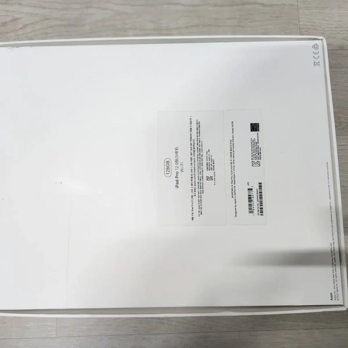 애플 A2378 빈박스 iPad Pro 5세대 12.9형