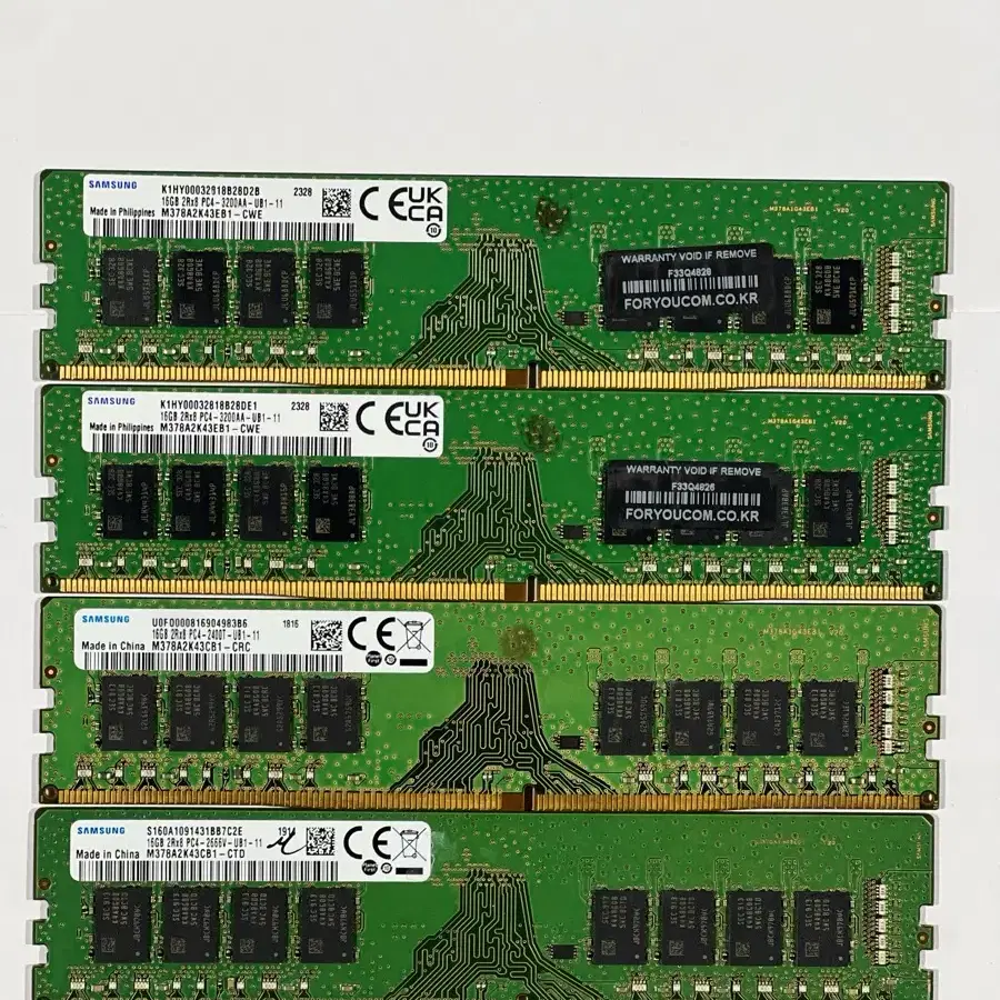 삼성 DDR4 RAM 16gb 일괄