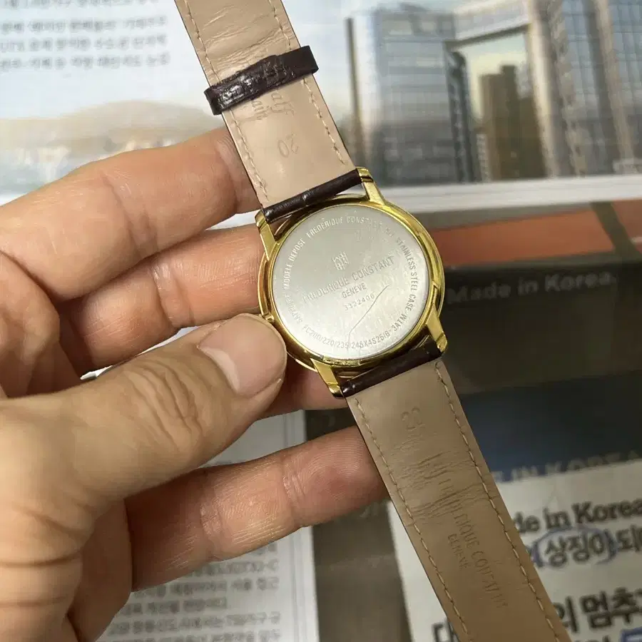 프레드릭콘스탄트 슬림라인 쿼츠 37mm