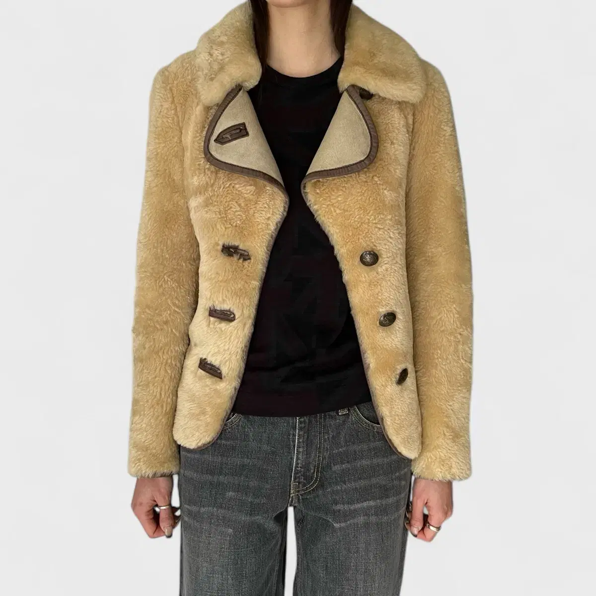 vintage shearling Jacket