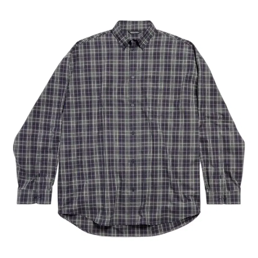 【IONSEOUL】Baresi Over Check Shirt 4FM209 Shop 오버사이즈체크셔츠 on Bunjang Global Site - No more