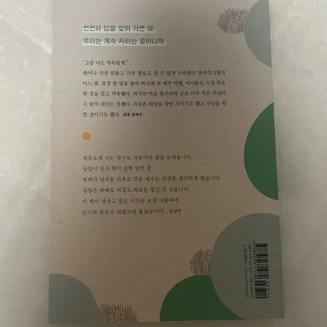 귤의맛 ( 조남주 장편 소설 )