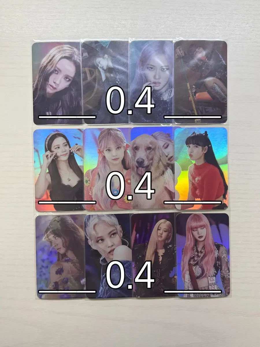 Black Pink photocard wts jisoo jennie rose lisa Solo seasons greetings pre-order benefit Rosé Membership