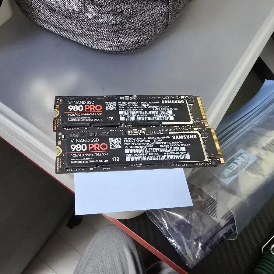 삼성 980 PRO M.2 NVMe 1TB 2개