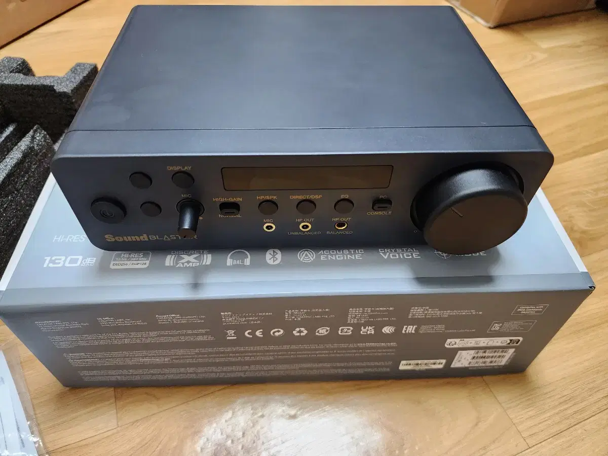 souns blaster x5 dac 사운드 블라스터 판매