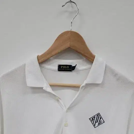 RALPH LAUREN 랄프로렌 화이트 카라티 공용 S A332