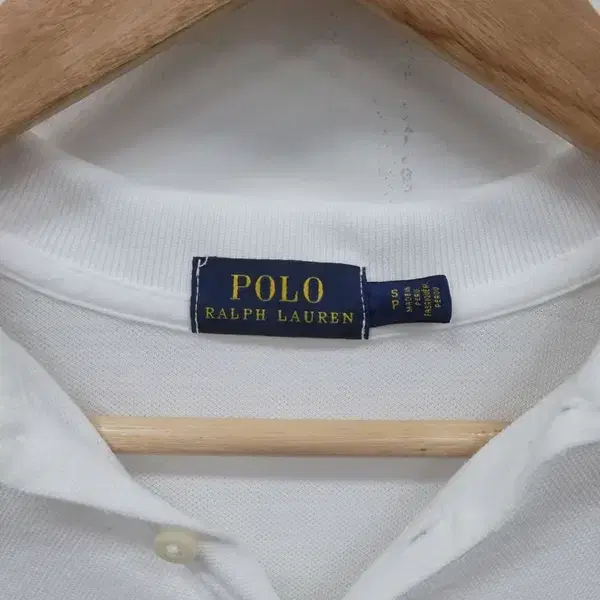 RALPH LAUREN 랄프로렌 화이트 카라티 공용 S A332