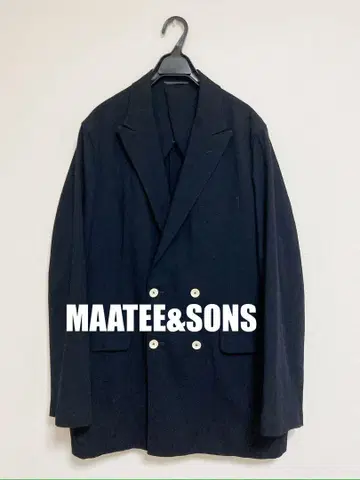 MAATEE&SONS 마티앤선즈 더블 테일러드 재킷 tim tim tim