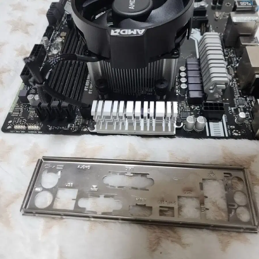 라이젠5 1600 .보드 ASROCK AB350M Pro4