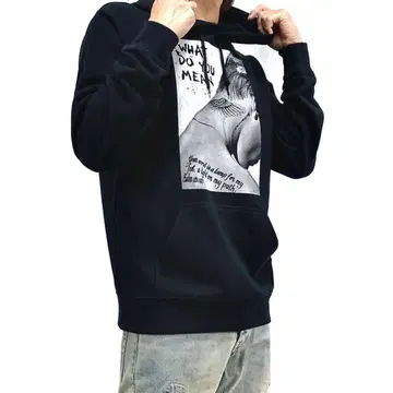 새상품 스트릿 타투 저스틴 비버 윙 윙 후드티