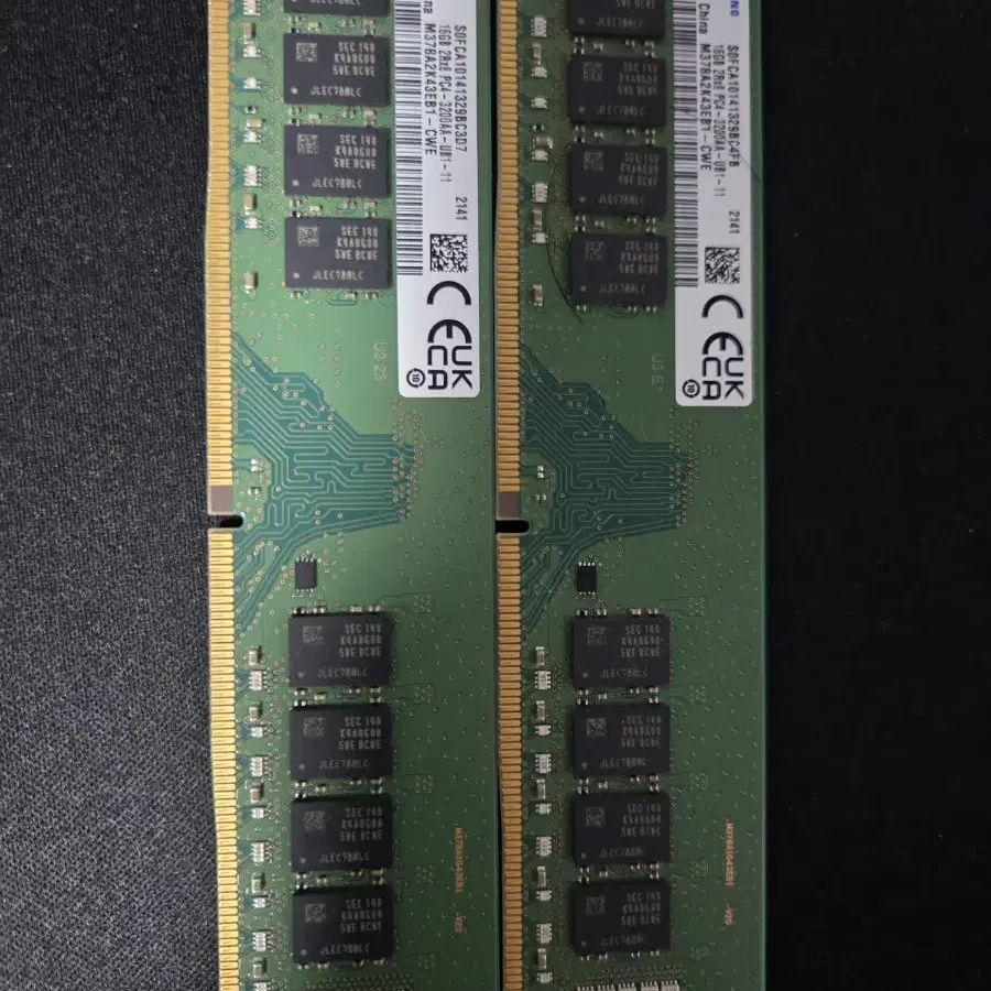 삼성전자 ddr4 3200aa 16기가 두개팝니당.