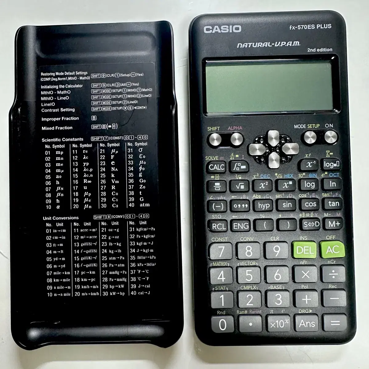 카시오 공학용계산기(CASIO FX-570ES PLUS2)