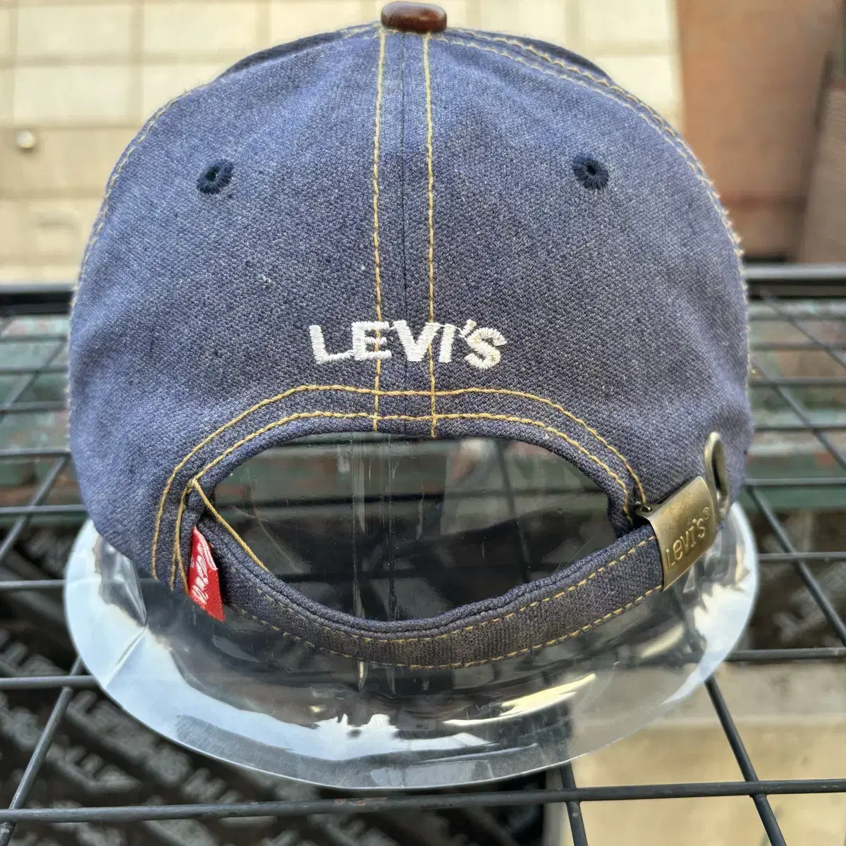 Levis 리바이스 505 데님 레더 빈티지 볼캡