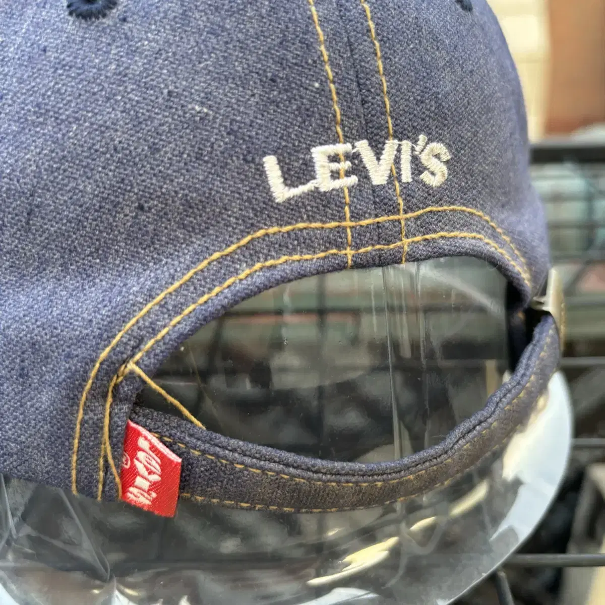 Levis 리바이스 505 데님 레더 빈티지 볼캡