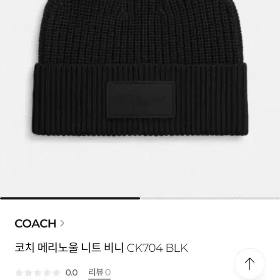 Coach 비니