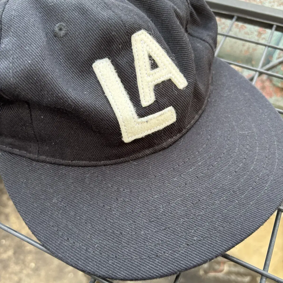 Ebbets Field 이벳필드 LA 로고 블랙 볼캡