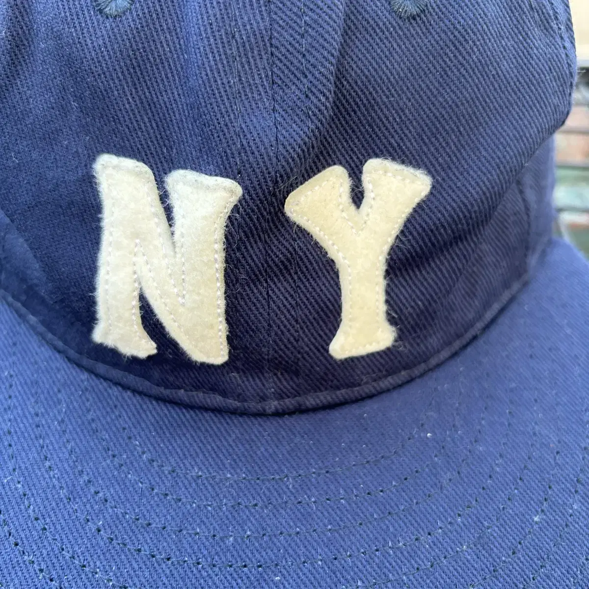 Ebbets Field 이벳필드 NY 로고 네이비 볼캡