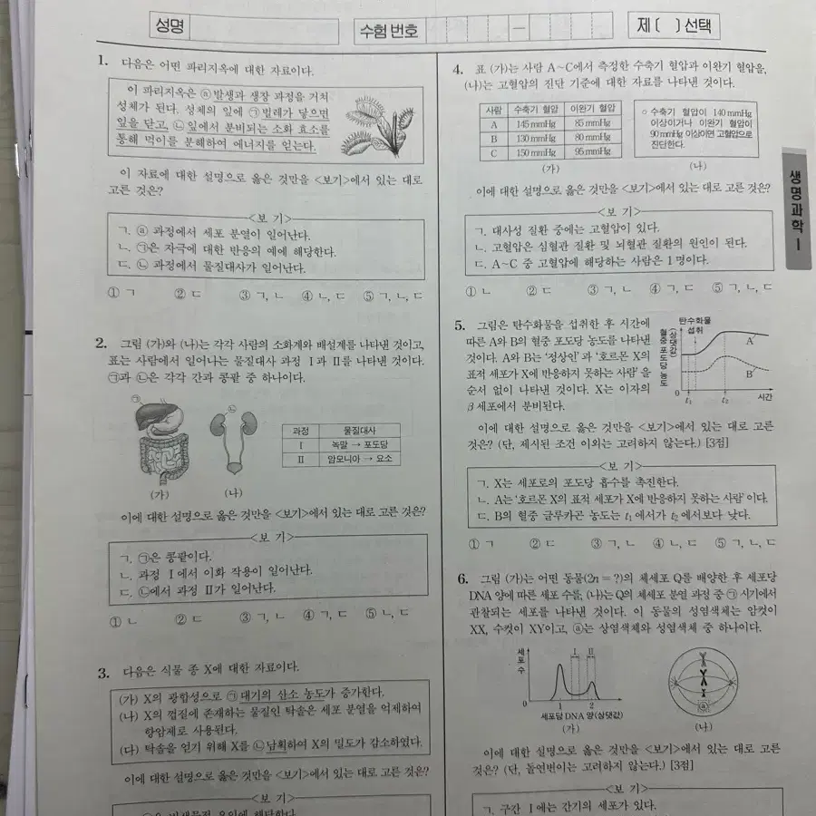 2025 시대인재 생명과학I 시대컨 일괄판매합니다.