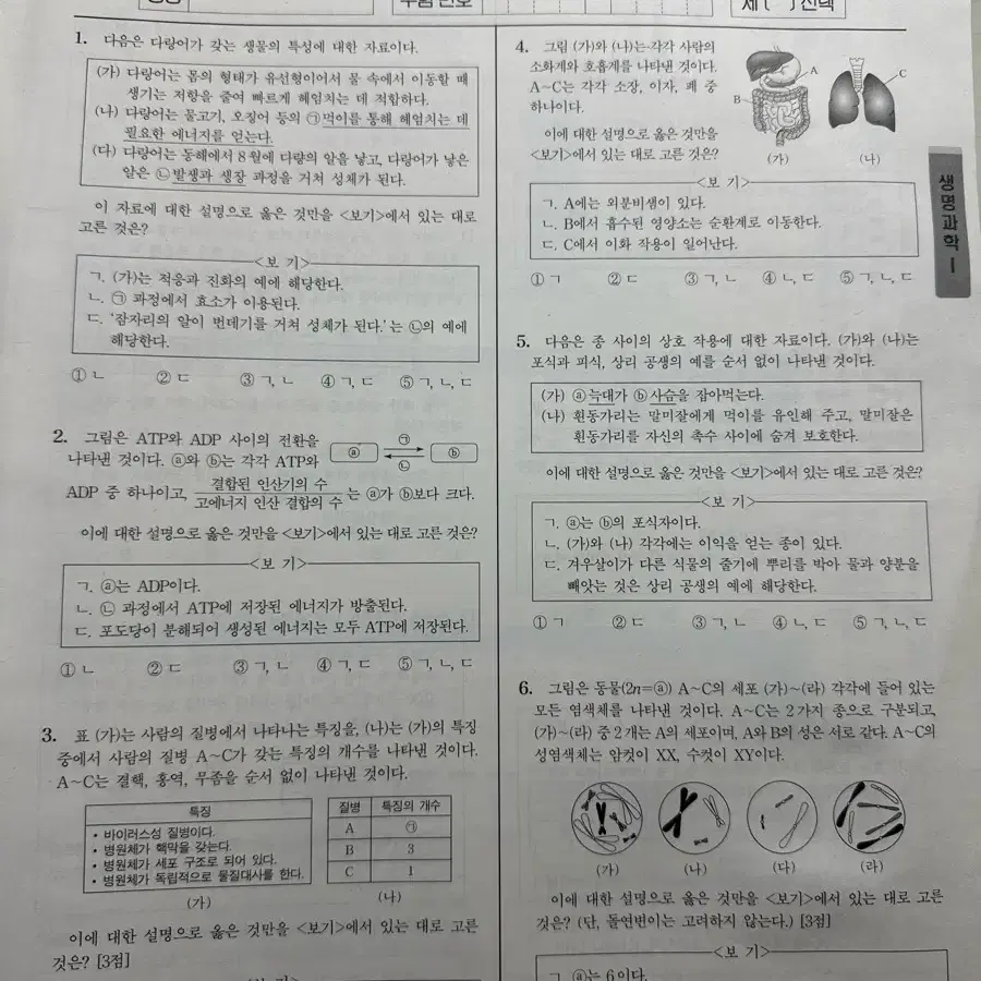 2025 시대인재 생명과학I 시대컨 일괄판매합니다.