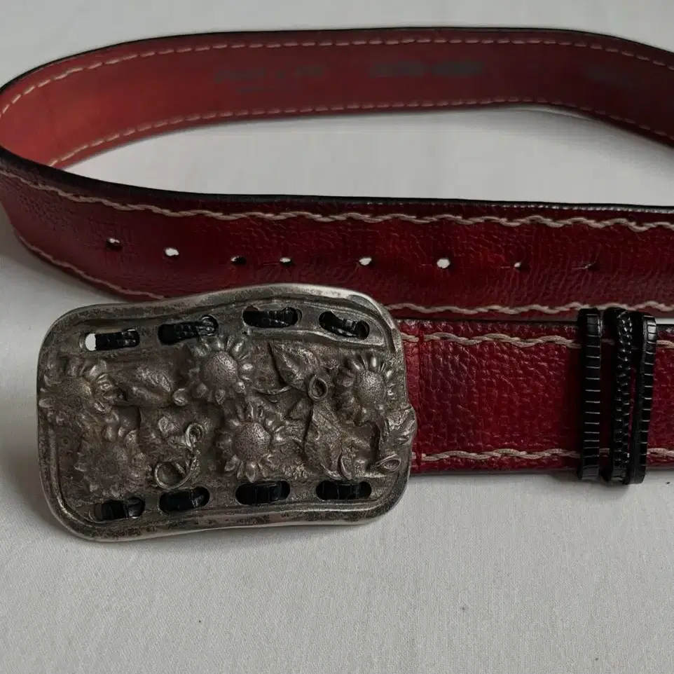 291295=HOMME X POST&CO Leather Belt