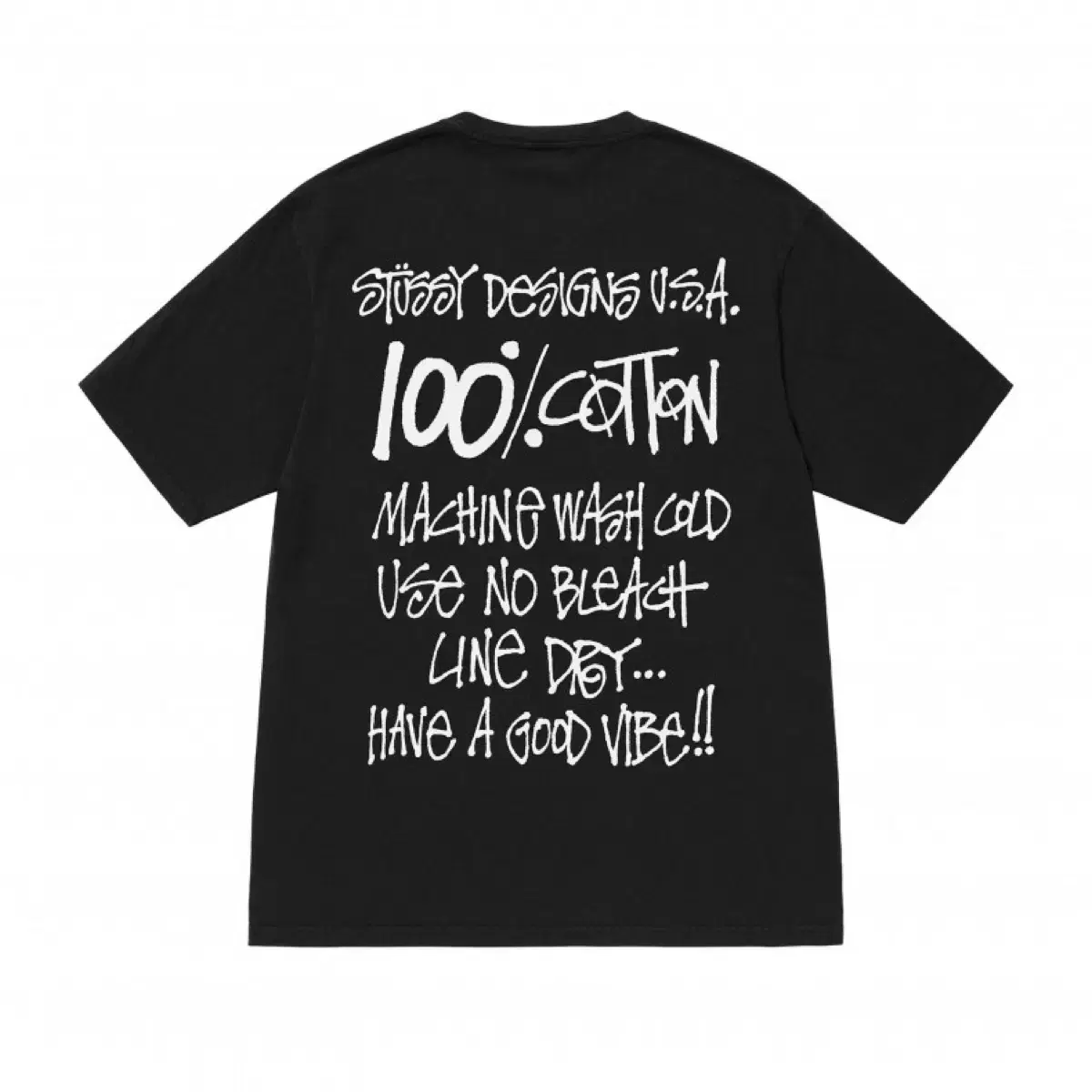 Stussy care label t shirt M