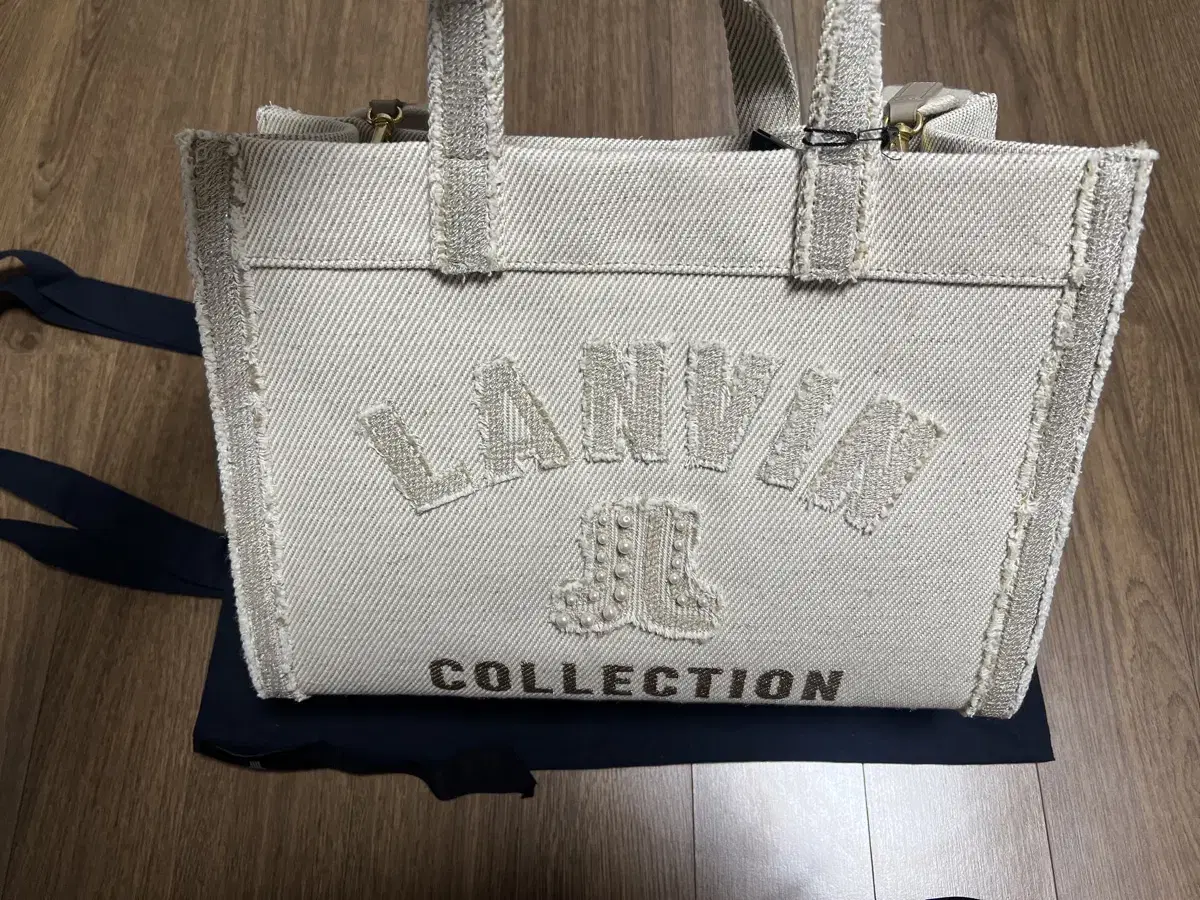 (lanvin collection) 랑방컬렉션 리넨 토트백 새상품