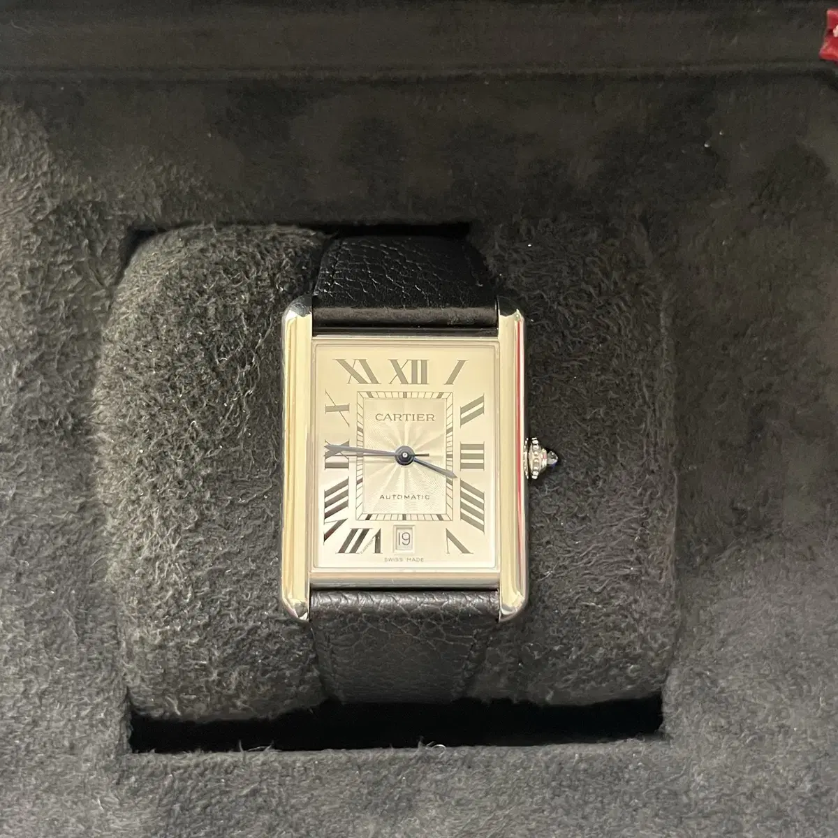 Cartier Tank Must XL Leather Strap