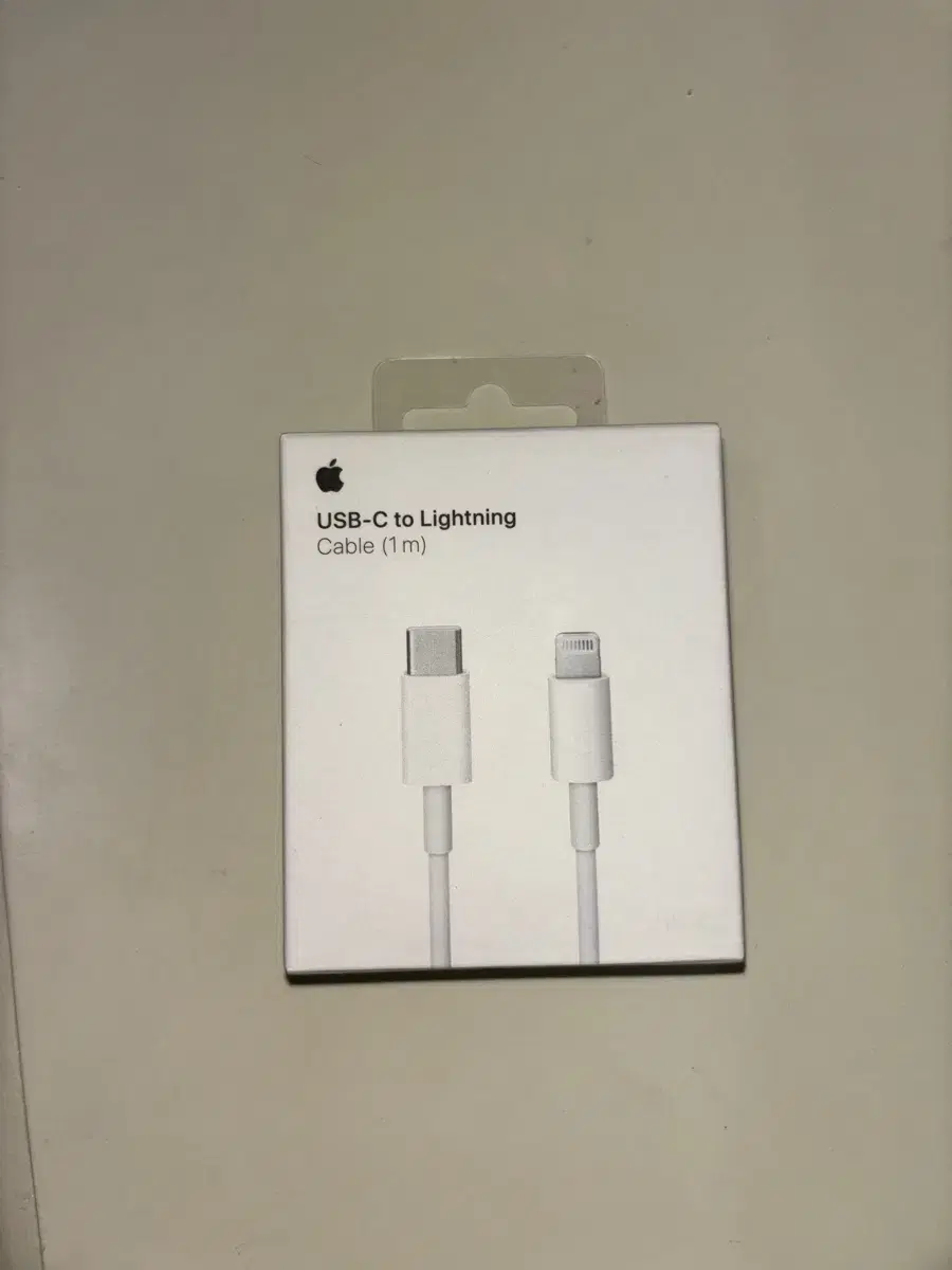 애플 USB-C to Lightning 케이블 1m