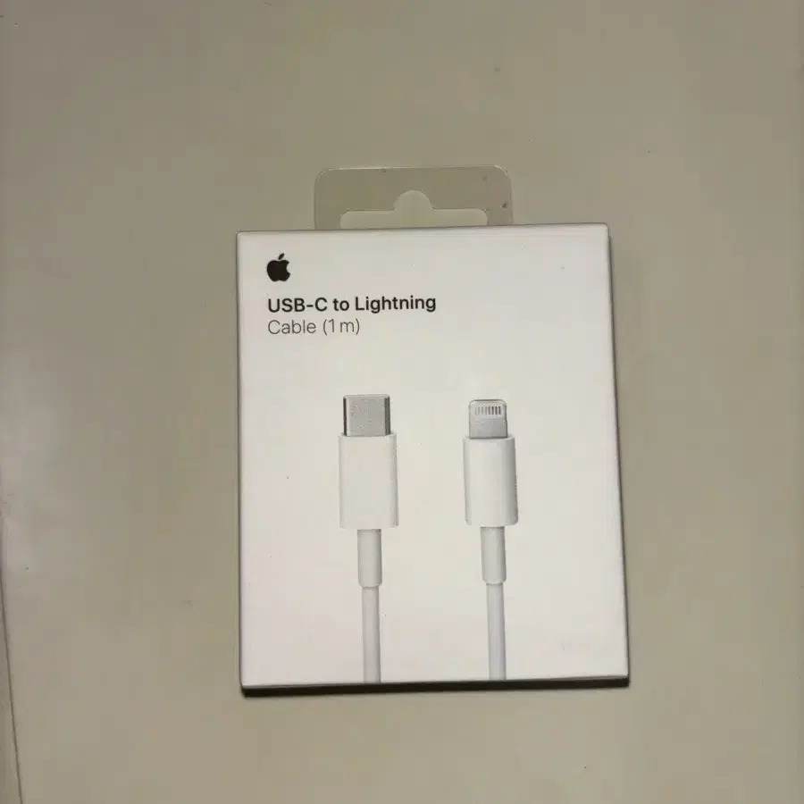 애플 USB-C to Lightning 케이블 1m