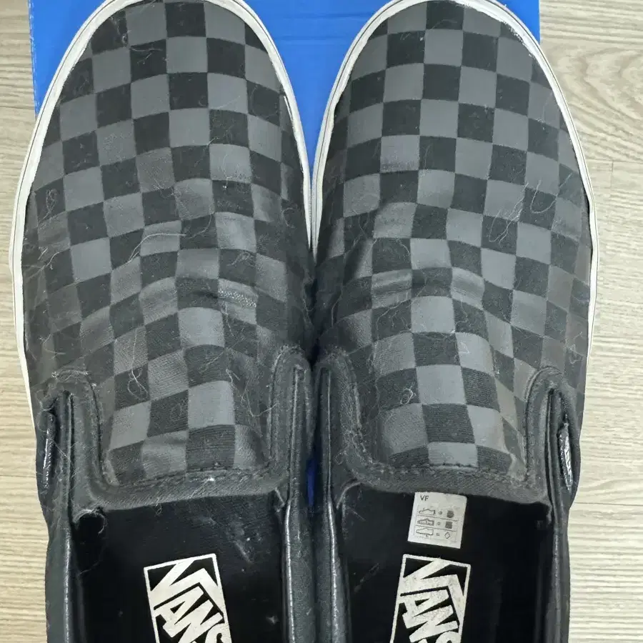 VANS 체커보드 슬립온 블랙 265