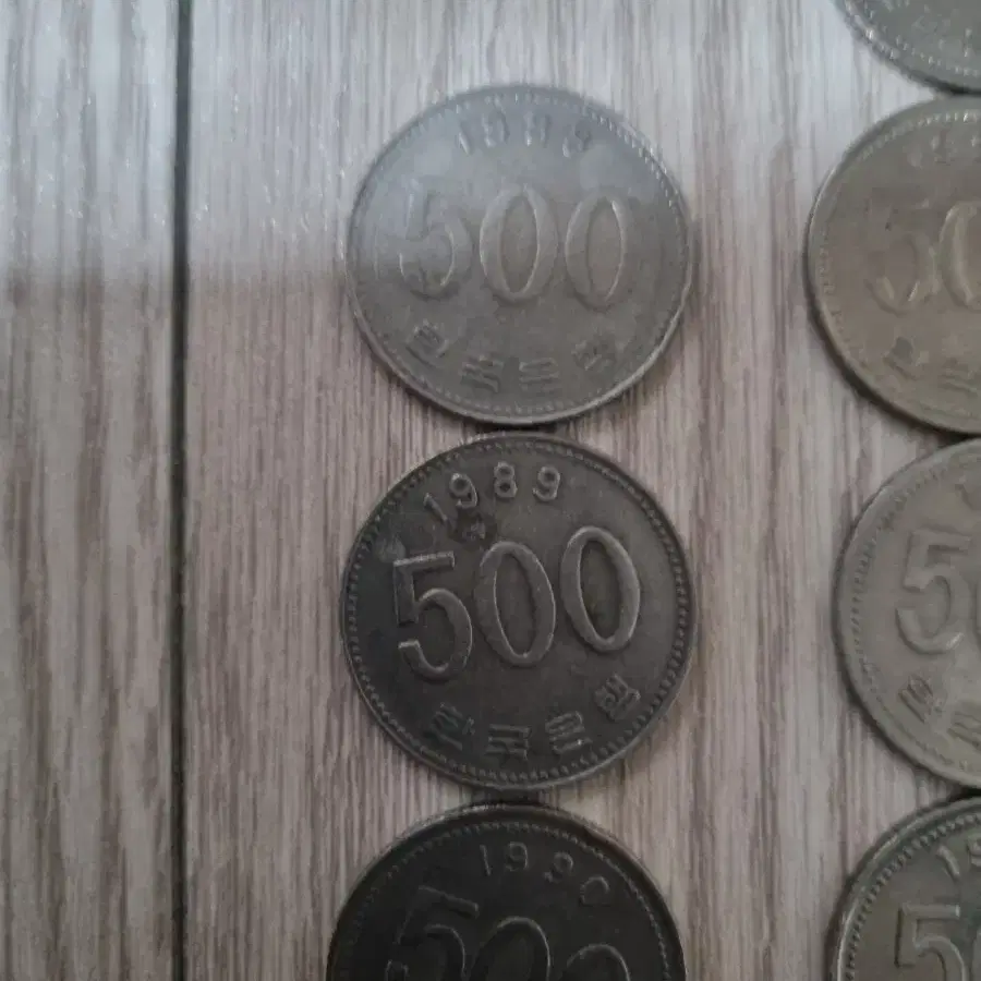 500원 동전 1982-2000년