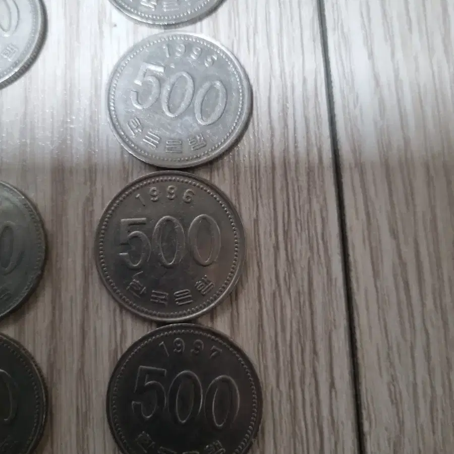 500원 동전 1982-2000년