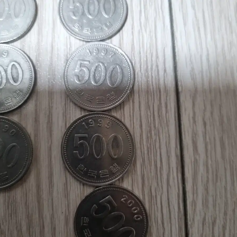 500원 동전 1982-2000년