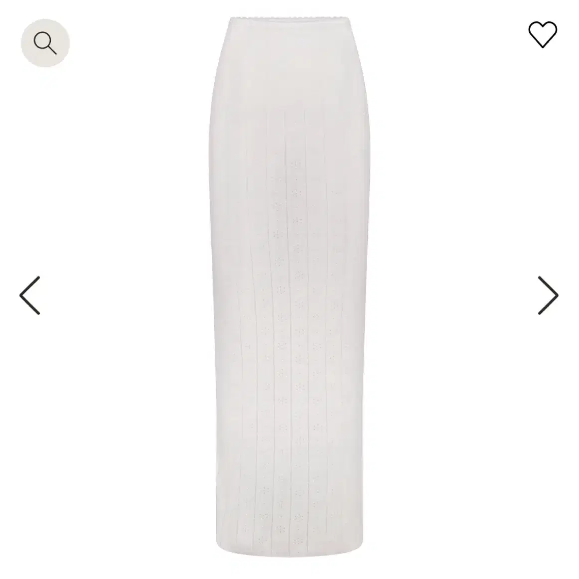 스킴스 SWEATER POINTELLE LONG SKIRT