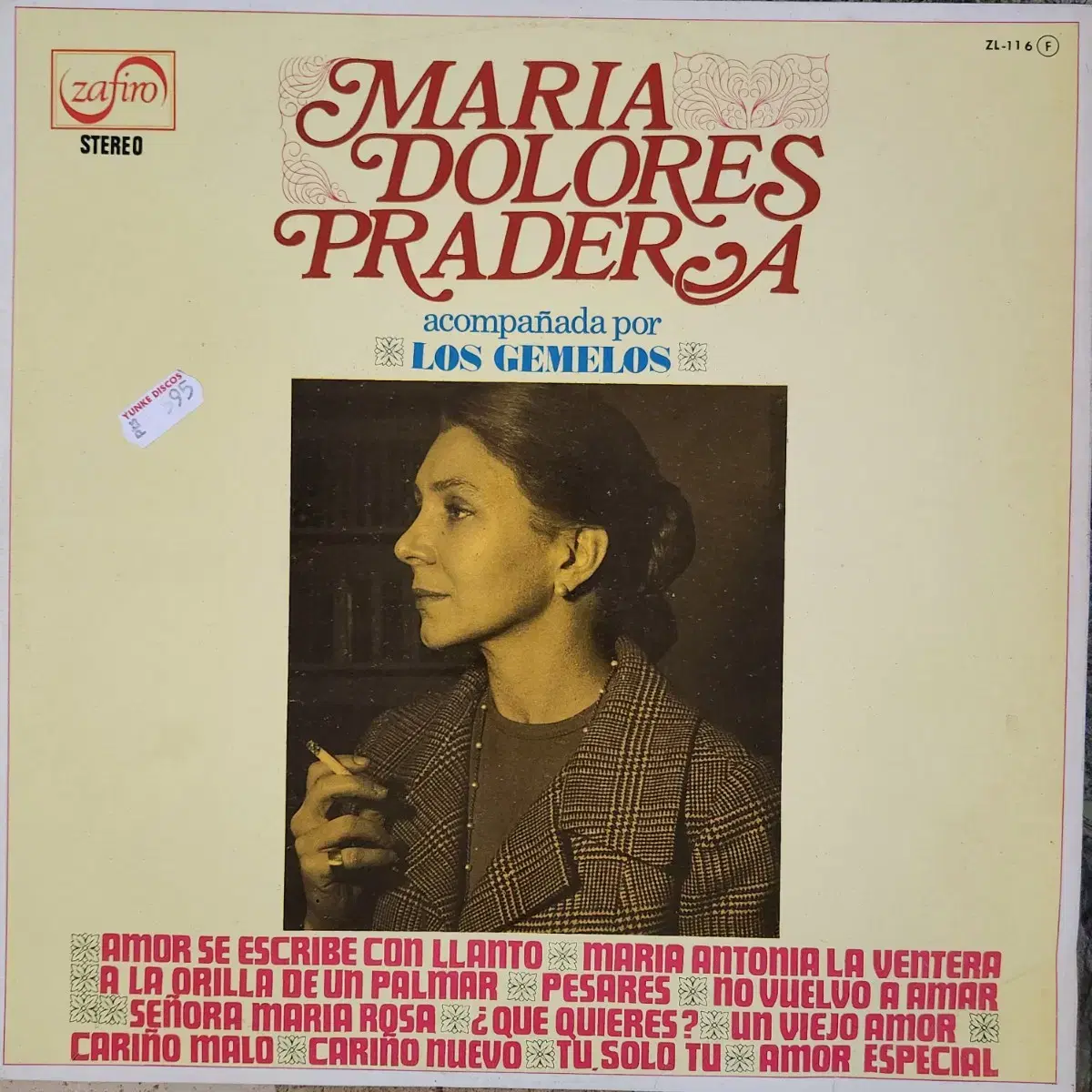 마리아 돌로레스(Maria dolores,라틴뮤직의 어머니) LP