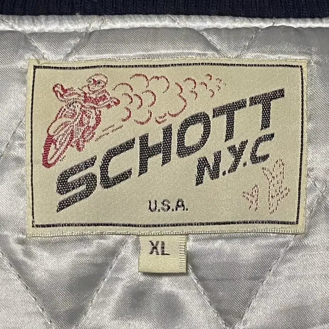 Schott 벨벳 수베니어 자켓 XL 사이즈