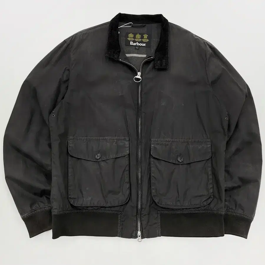 Barbour 바버 HAGART 왁스 블루종 자켓