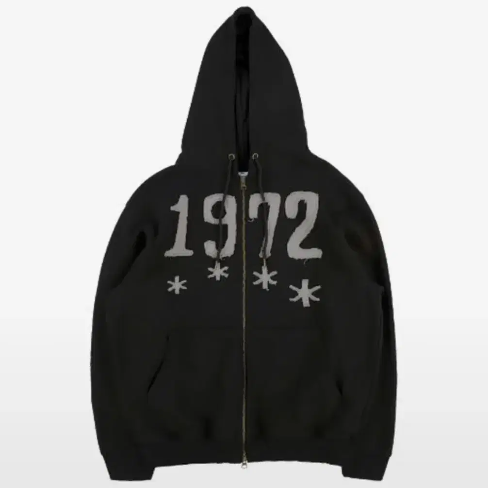 더콜디스트모먼트TCM 1972 hooded zip-up (black)