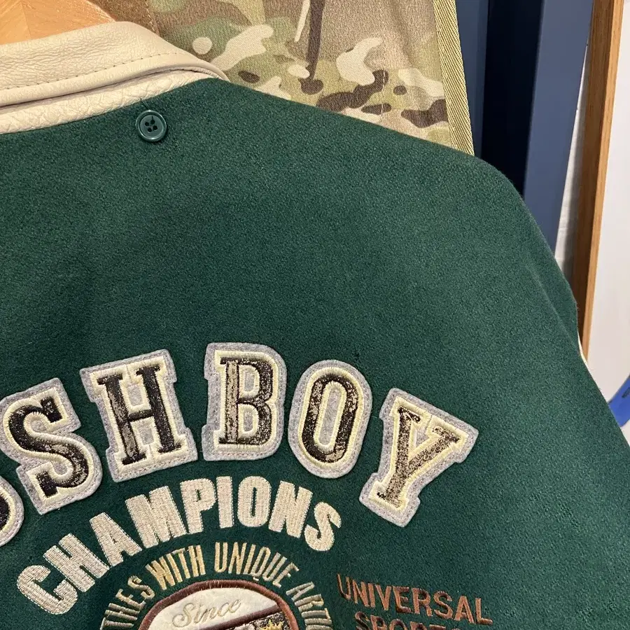 1990s POSHBOY VARSITY 포쉬보이 울레더바시티자켓